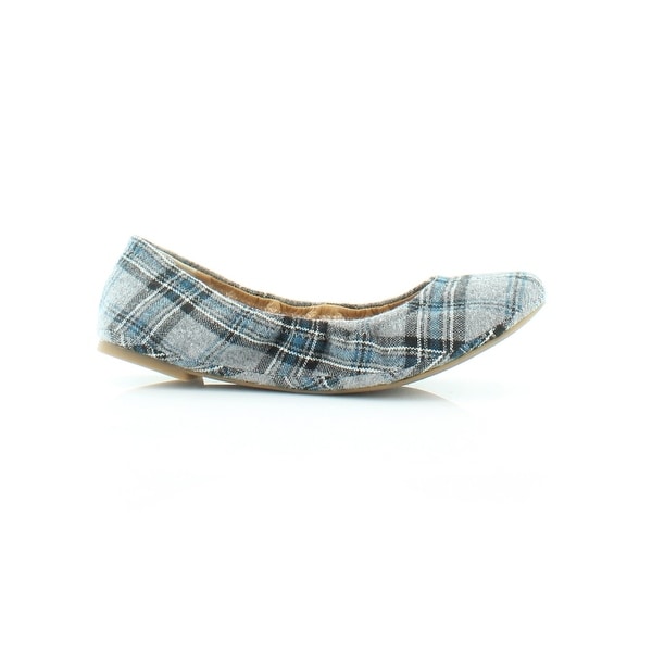 lucky brand plaid flats