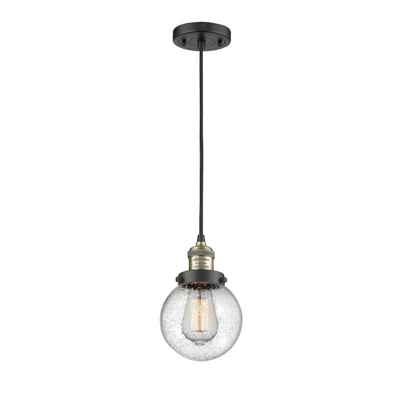 Innovations Lighting Beacon Single Light 6" Wide Mini Pendant with