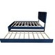 preview thumbnail 11 of 33, Queen Platform Bed with Twin XL Trundle and Dual Storage Drawers
