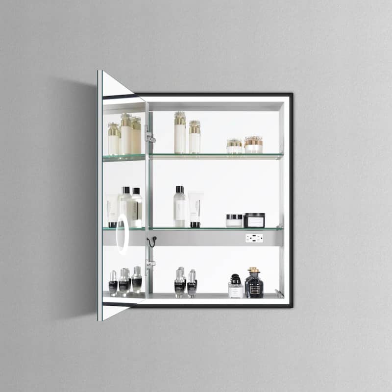 Modern Mirrors Jupiter illuminated Cabinet Vanity Mirror LED Mirrored Door Cabinet - 32*24