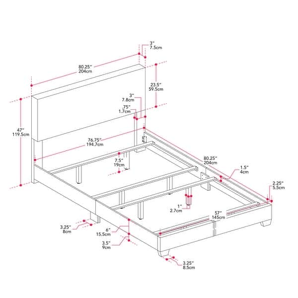 Nova Modern King Bed, Box Spring Required On Sale Bed Bath & Beyond