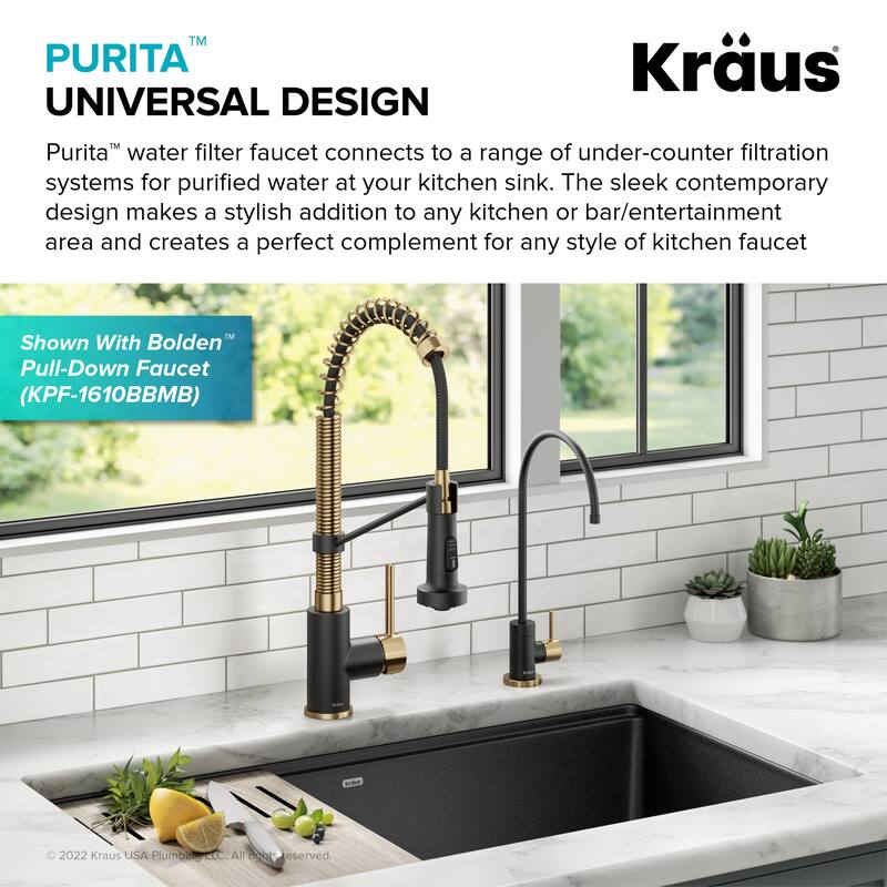 Kraus Purita Drinking Water Dispenser Beverage Kitchen Faucet
