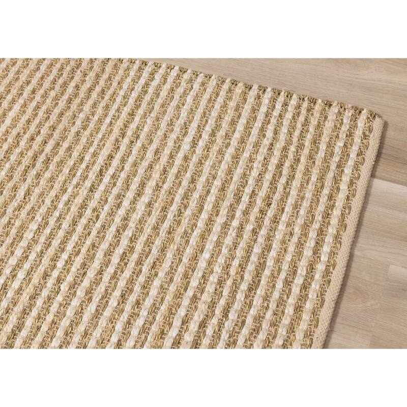 Nairobi Collection - Beige Intricate Weave Rug