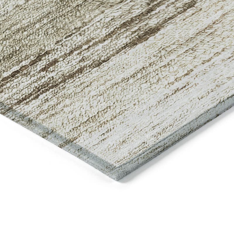 HomeRoots Ombre Transitional Rectangle Outdoor Rug