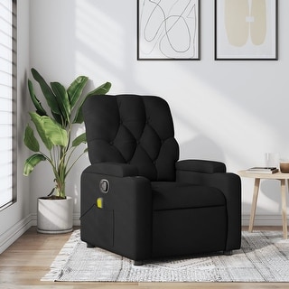 vidaXL 6-Point Massage Recliner Chair, Adjustable Back & Footrest