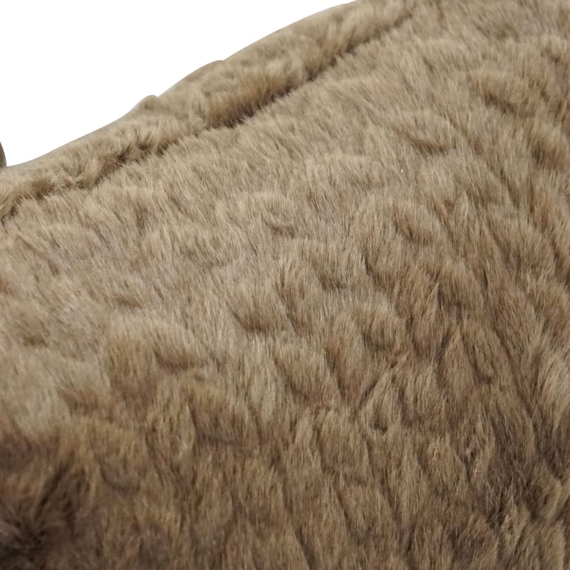 Blazing Needles 17-inch Square Synthetic Fur Throw Pillow