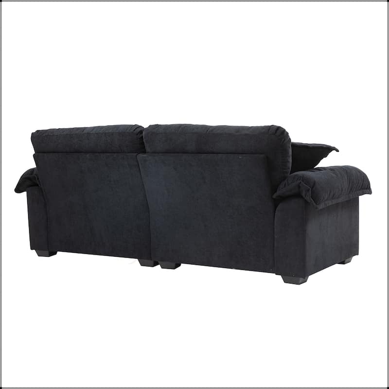 84" Chenille Small Loveseat Deep Seat Sofa