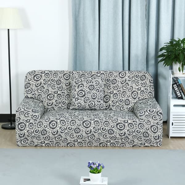 Shop Christmas Red Stretch Sofa Cover Loveseat Couch Slipcover