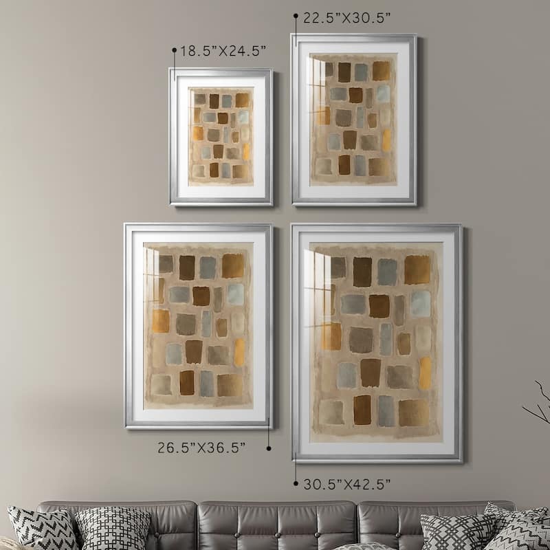 Sand Shaped II Premium Framed Print - Ready to Hang