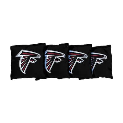 Atlanta Falcons NFL Black Cornhole Bags