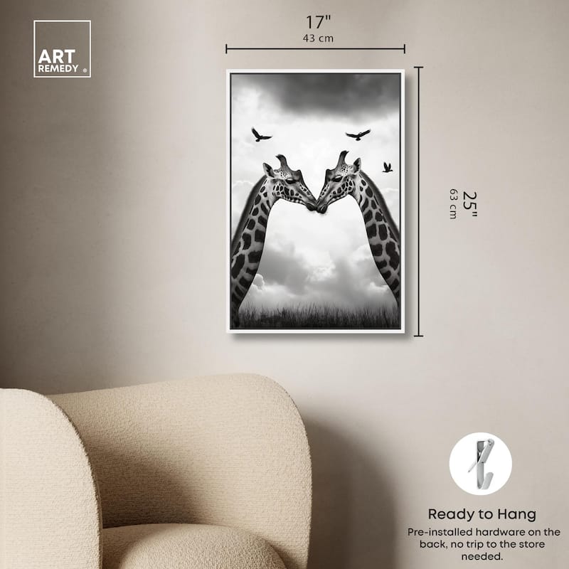 Giants in Love II Canvas by Art Remedy