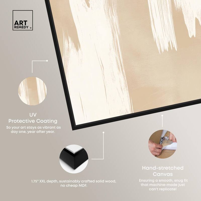 Gestural Grains II Canvas by Art Remedy