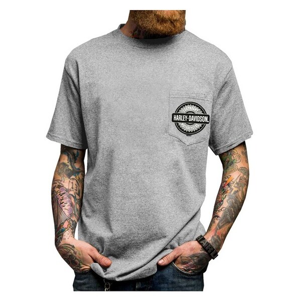 Mens harley davidson pocket t shirts Outlet