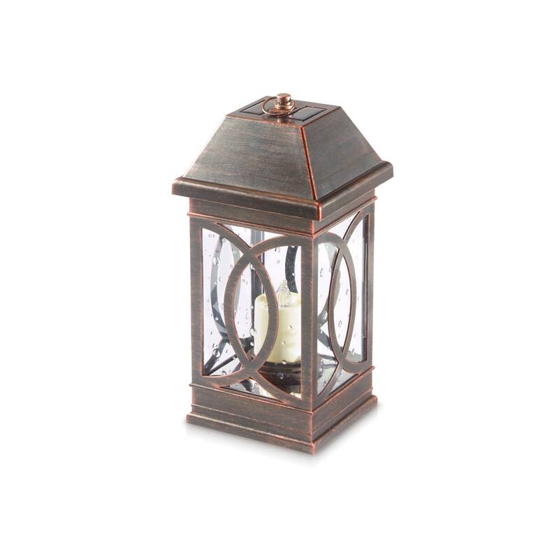 San Vicente II Solar Lantern -Antique Bronze (4/cs)