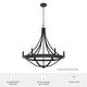 preview thumbnail 6 of 40, Hunter Perch Point Chandelier, Wheel, Candle, Dining Room, Entry, Modern Rustic, Industrial