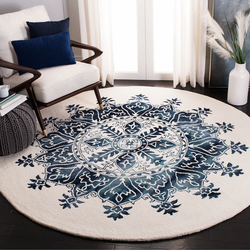 SAFAVIEH Handmade Dip Dye Katjusha Vintage Boho Wool Rug