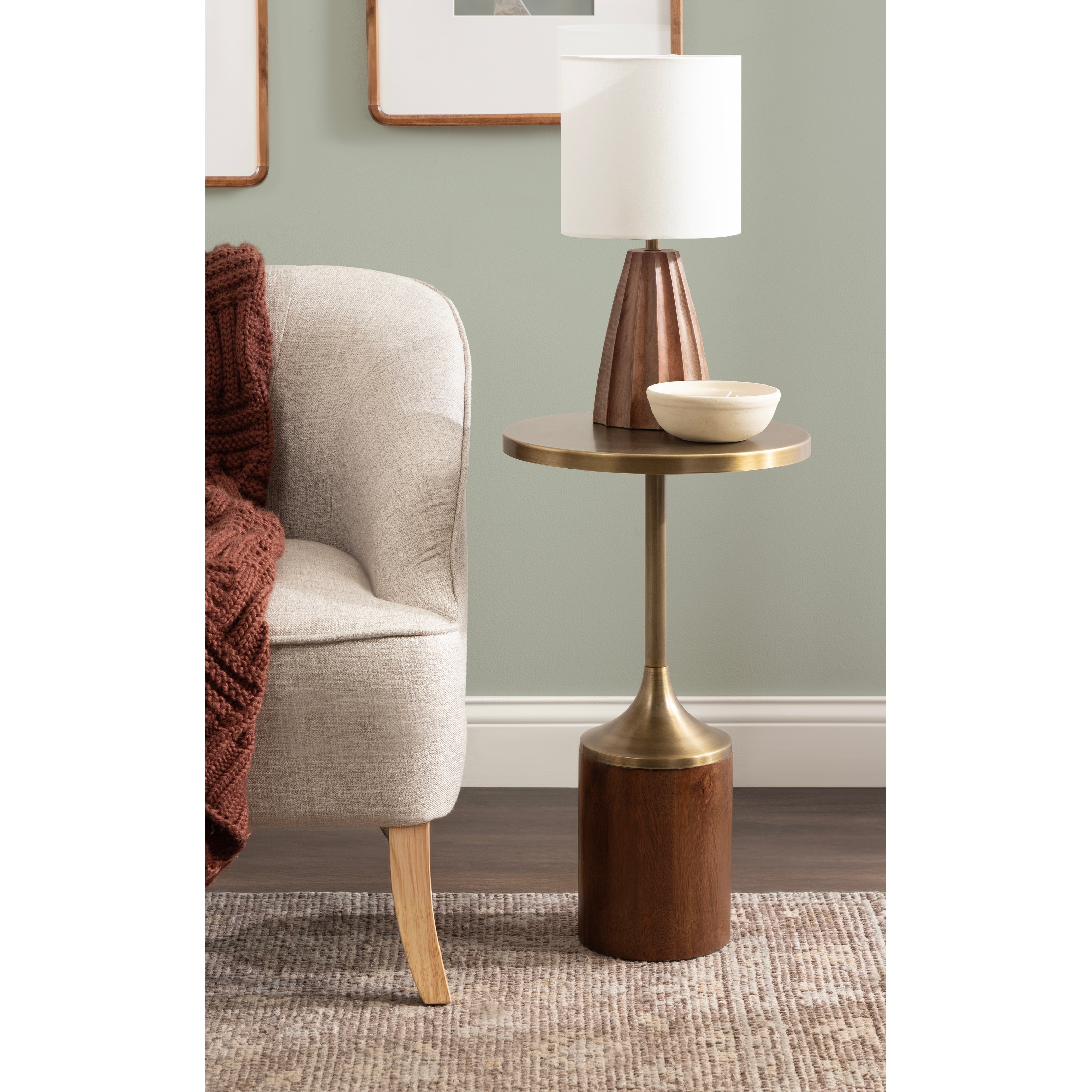 Kate and Laurel Whelan Round Side Table