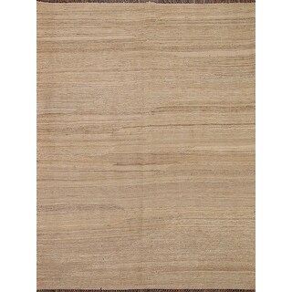 Neutral Tone Kilim Modern Area Rug Flat-weave Oriental Wool Carpet - 4 ...