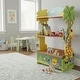 preview thumbnail 5 of 11, Fantasy Fields Sunny Safari Kids 3-Tier Bookshelf with Storage Drawer, Animal-Themed Wooden Bookcase for Toddlers and Children