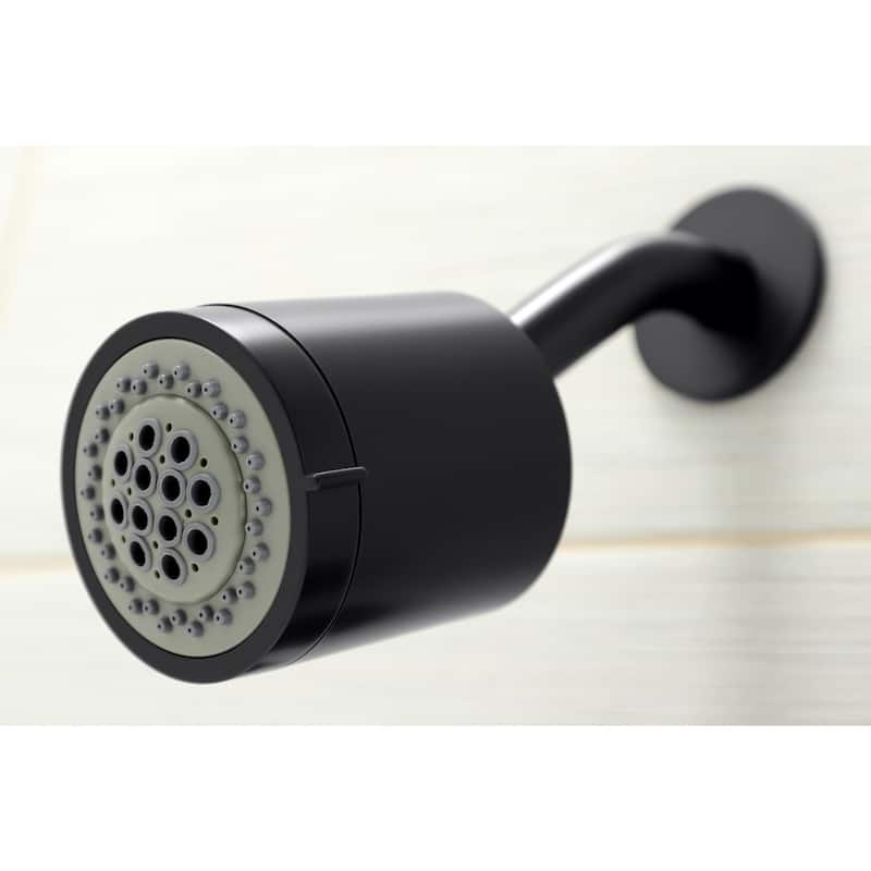 Kingston Brass Manhattan Three-Handle Tub and Shower Faucet