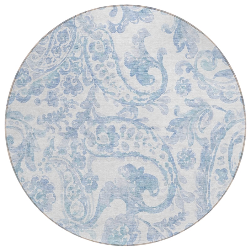 HomeRoots Paisley Transitional Rectangle Outdoor Rug