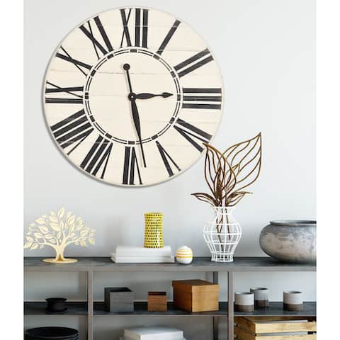 The Gray Barn Orchard Slope White Oversized Wall Clock