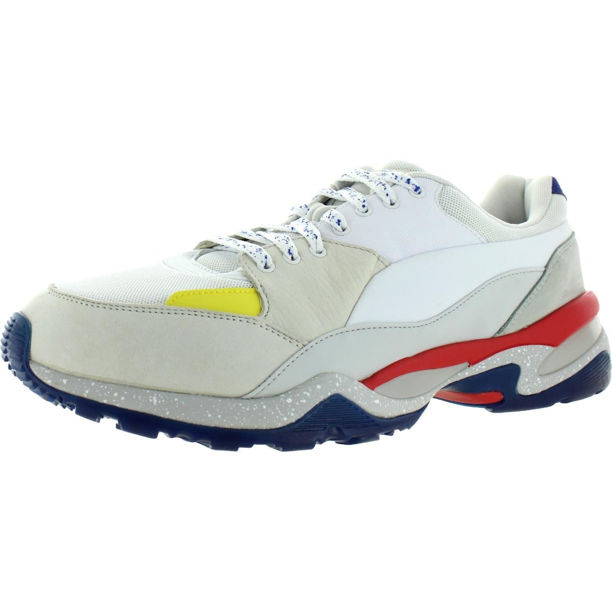 puma leather running shoes