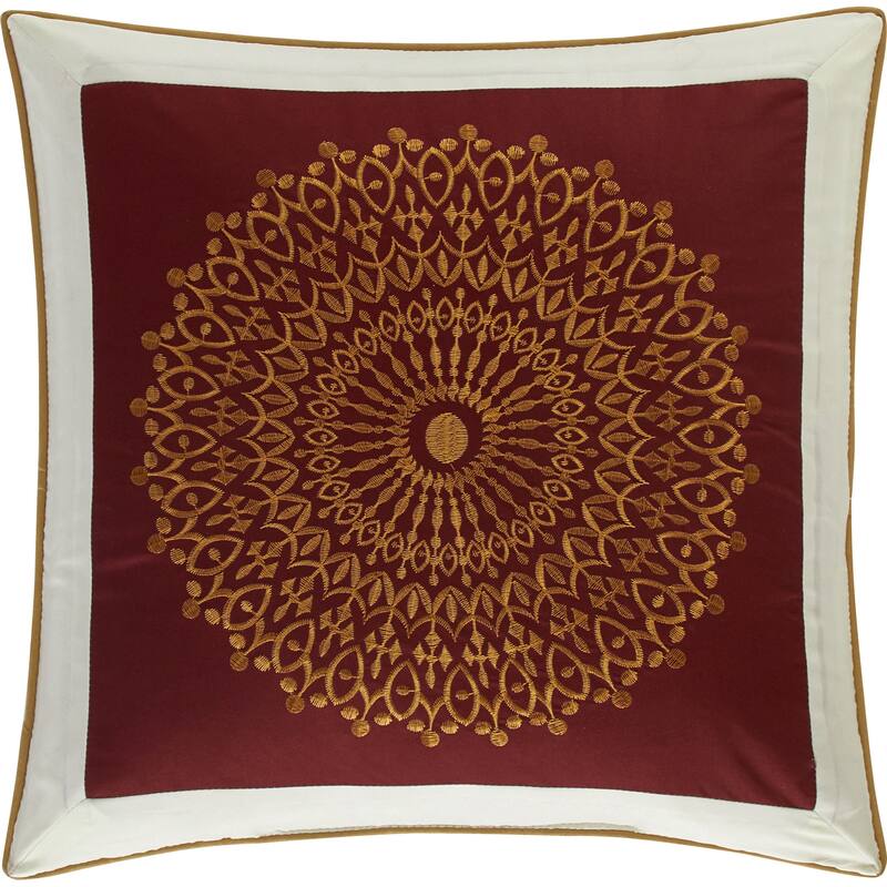 Nanshing Naomi 10-Piece Mandala Embroidery Comforter Set