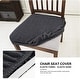 preview thumbnail 24 of 51, Subrtex 2 PCS Stretch Dining Chair Seat Cover Elastic Cushion Covers