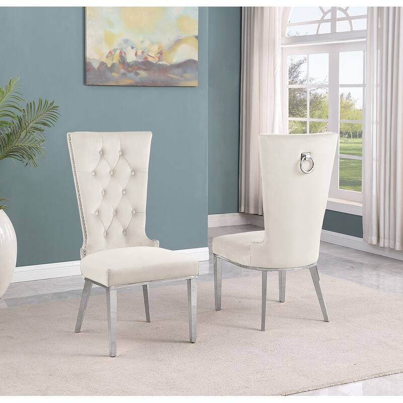 Best Quality Furniture D402/3-SC330-7 Dining Set with 94" 15mm Glass with Bevel
