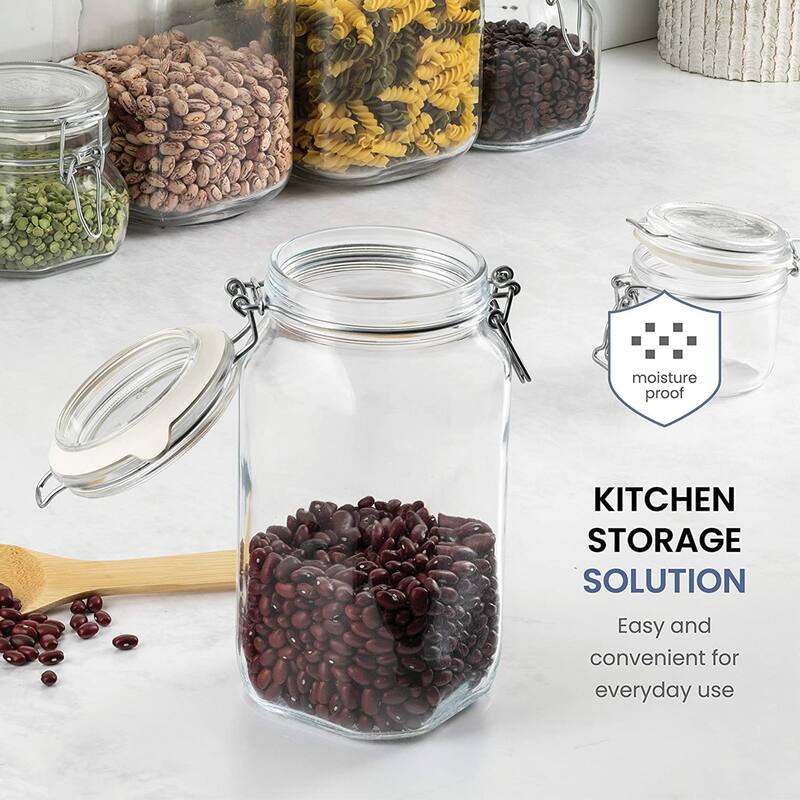 Bormioli Rocco Fido Jar with Lid 3 Piece Set