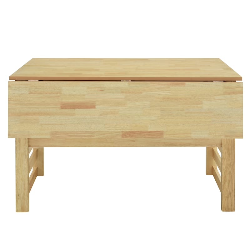 5-Piece Wood Square Dining Table Set, Extendable Kitchen Table with Upholstered Chairs and Storage Shel for Dining Room