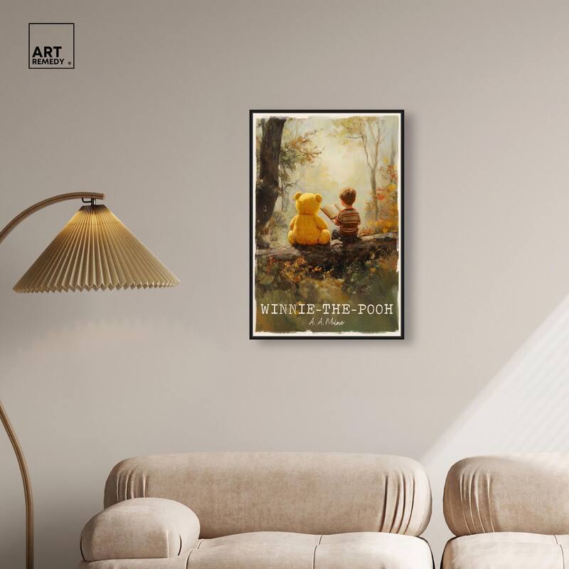 Classic Winnie the Pooh Canvas by Art Remedy