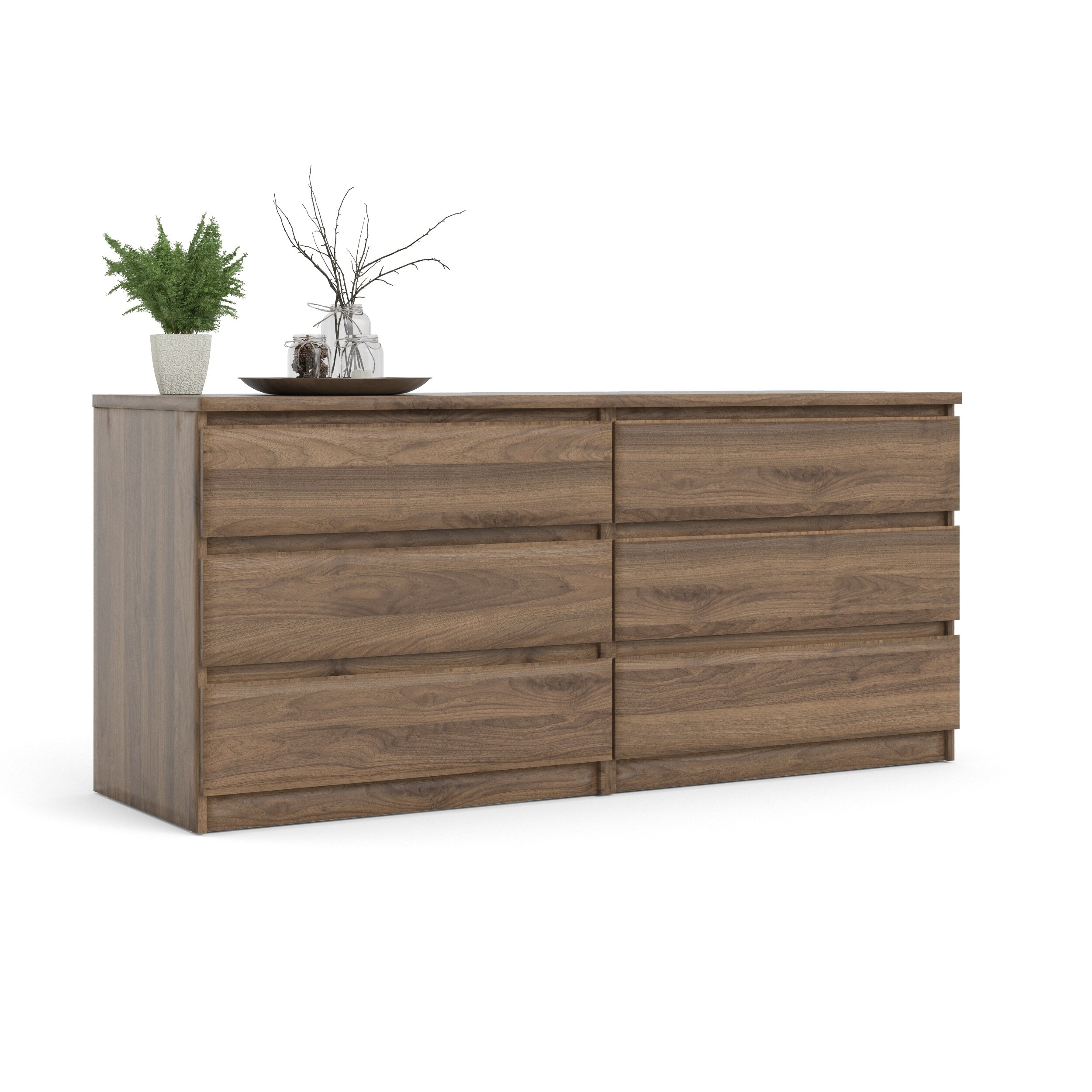 Kepner 6 drawer online double dresser white