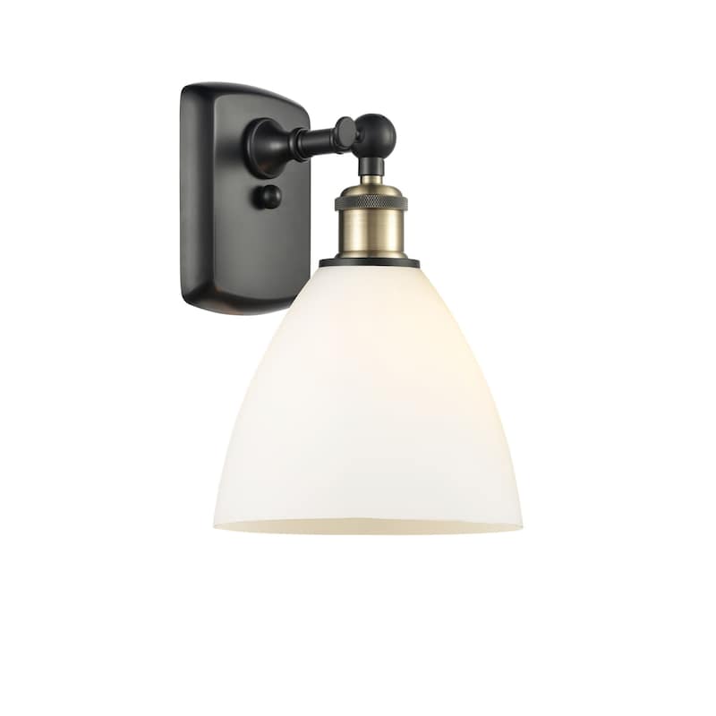 Innovations Lighting 516-1W-12-8 Bristol Sconce Bristol Glass 12" Tall