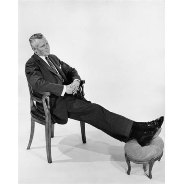 Posterazzi Businessman Relaxing In Chair Poster Print 18 X 24 Posterazzi Businessman Relaxing In Chair Poster Print 18 X 24 Free Shipping Today 22765682