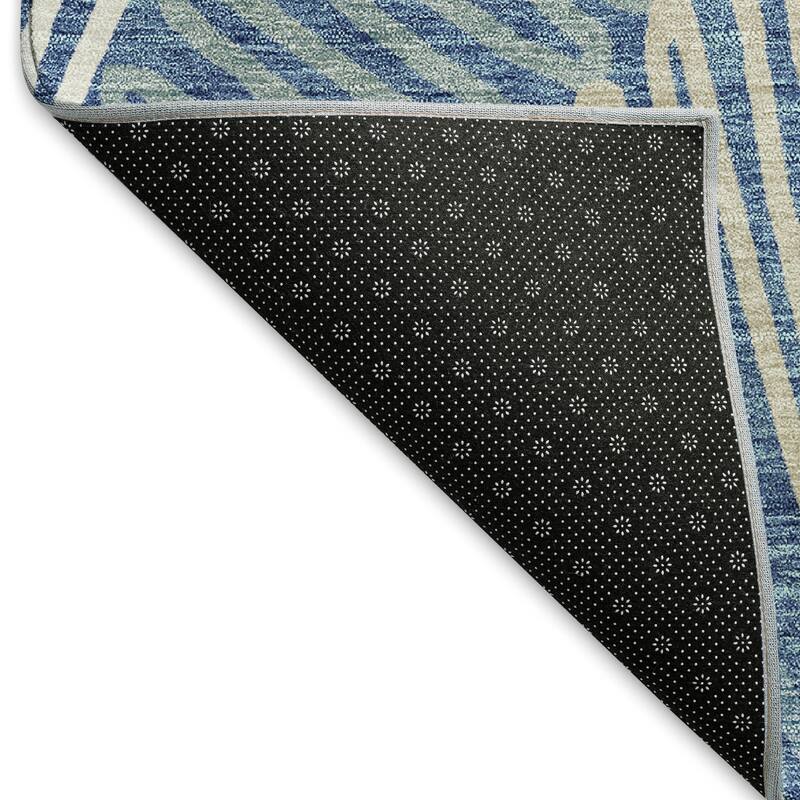 Premium Washable Super Soft Contemporary Leaf Mayfield Rug