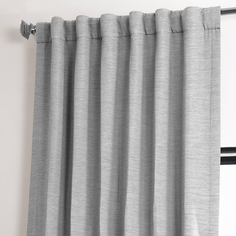 Exclusive Fabrics Grey Bellino Room Darkening Curtain Panel (1 Panel)