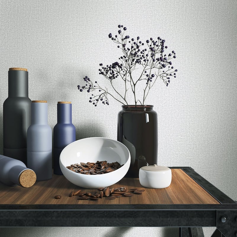 Galerie Wallcoverings Kumano Textured Weave Vinyl on Non-woven Matte Wallpaper Roll