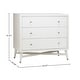 preview thumbnail 2 of 2, Mid Century 3-Drawer Wood Dresser, White