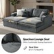 preview thumbnail 8 of 22, HULALA HOME Brigida Modern Oversized Loveseat Sofa Chaise Daybed