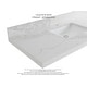 preview thumbnail 106 of 128, Willow Collections 36 in x 22 Aberdeen Freestanding Left Offset Sink Bathroom Vanity with Quartz or Marble Countertop