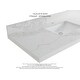 preview thumbnail 38 of 48, Willow Collections 72 x 22 Santa Monica Teak Double Bowl Sink Bathroom Vanity in Distressed Graywashed with Countertop