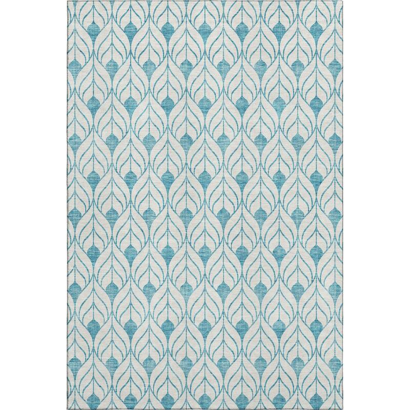 Premium Washable Super Soft Modern Teardrop Mayfield Rug