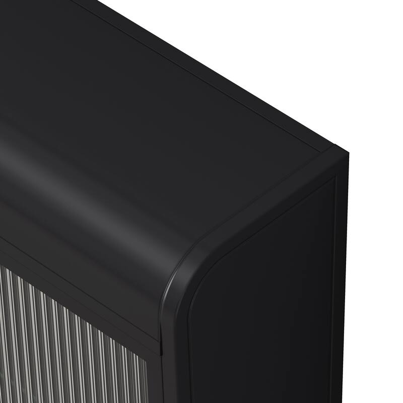 3 Door Arched Wall Mounted Glass Cabinets