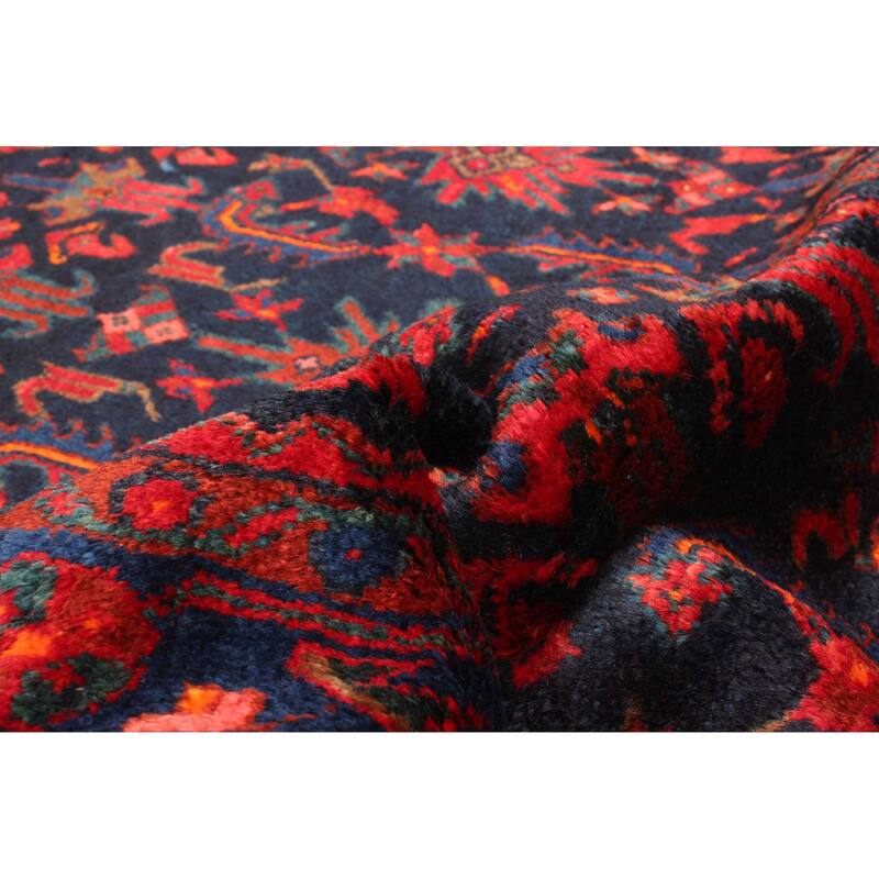 ECARPETGALLERY Hand-knotted Andelz Navy Wool Rug - 4'7 x 7'3