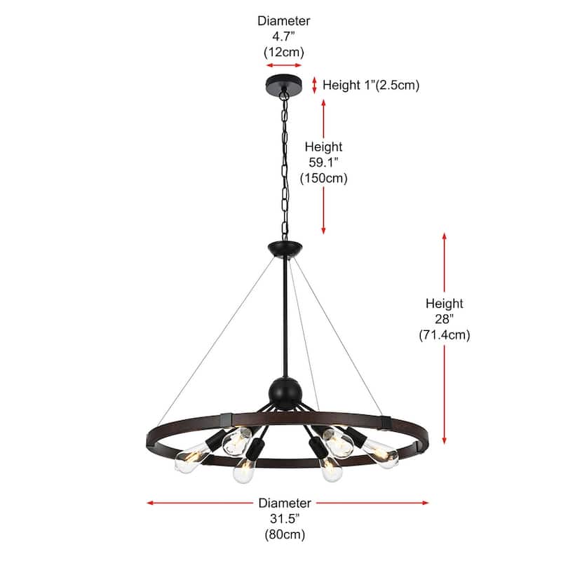 Indigo Home 32 inch Pendant Light