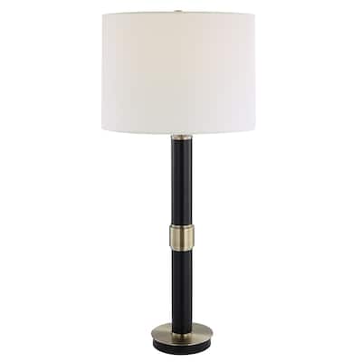 Metal Table Lamp - 14"W x 32"H x 14"D