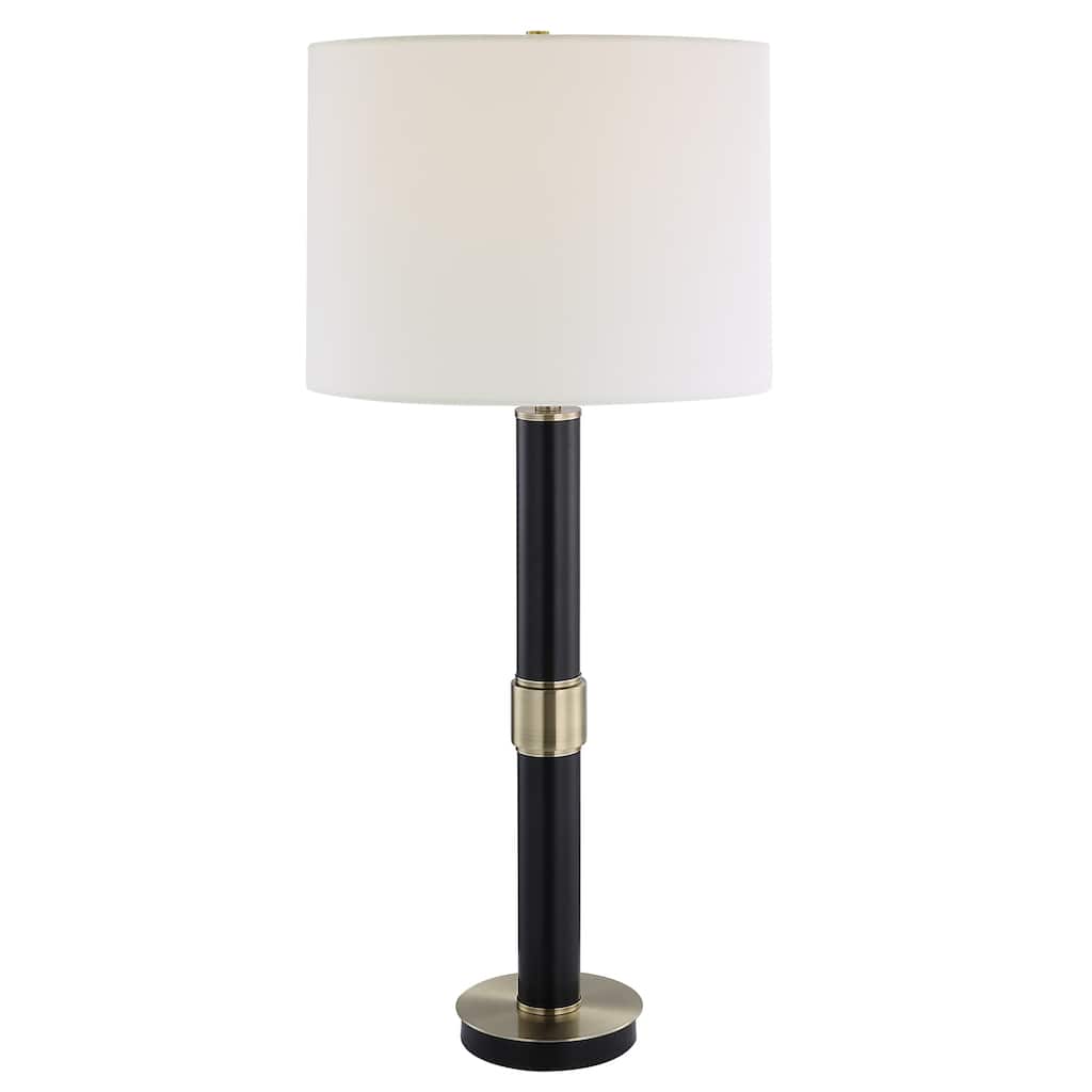 Metal Table Lamp - 14"W x 32"H x 14"D