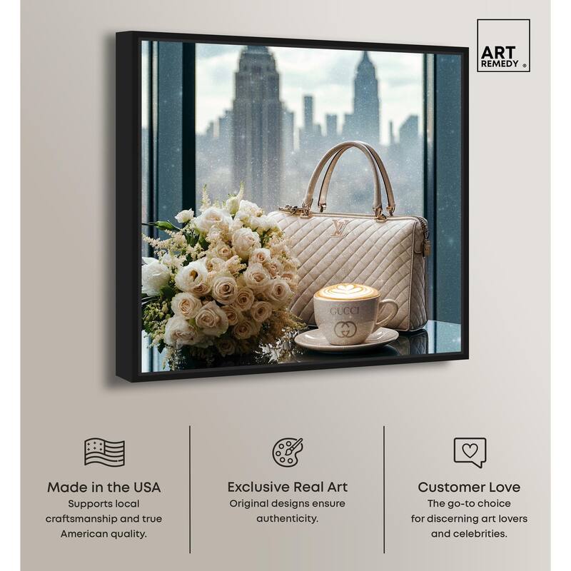 Glam by the Window New York Canvas by Art Remedy
